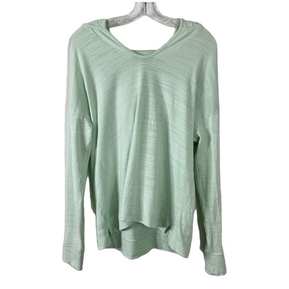 LOFT Mint Green Long Sleeve Tee - Picture 1 of 8
